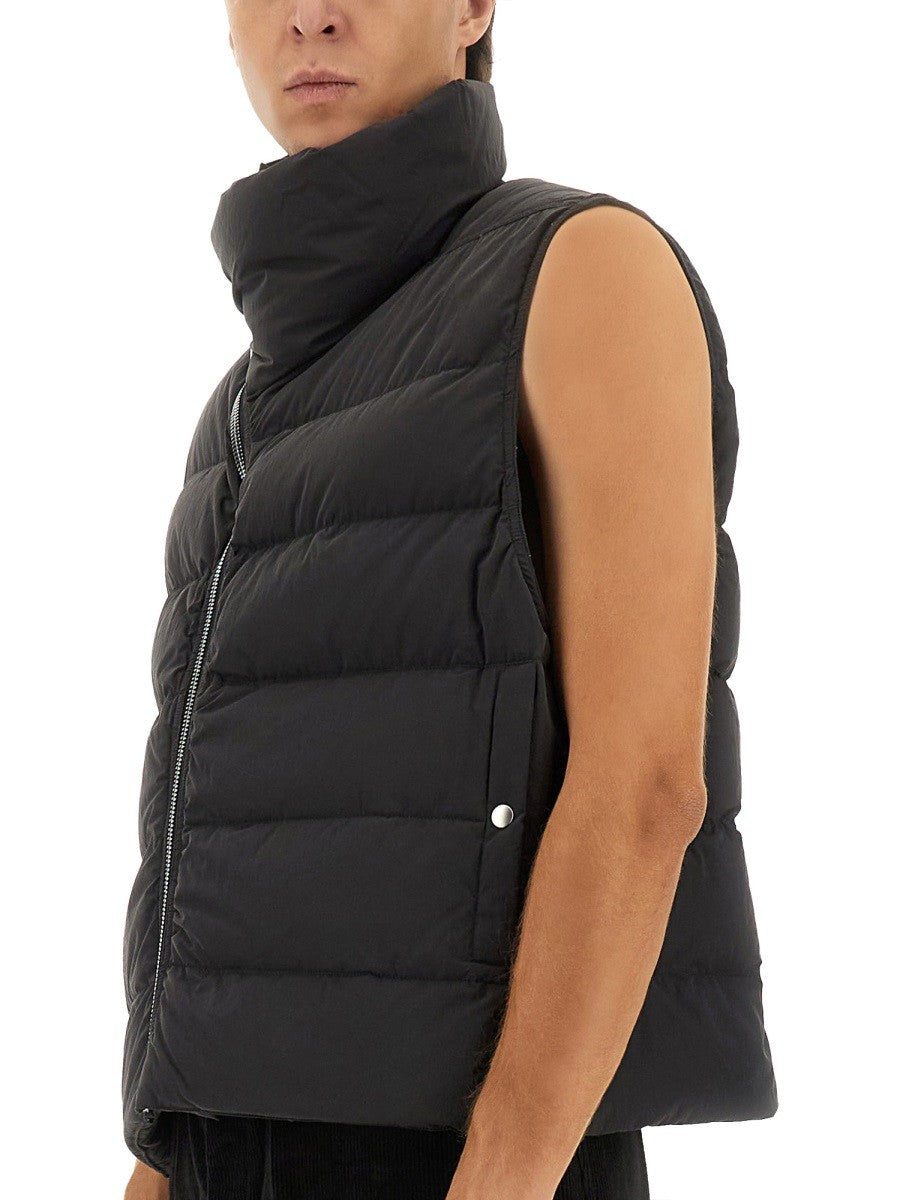 RICK OWENS SLEEVELESS DOWN JACKET "FLIGHT"