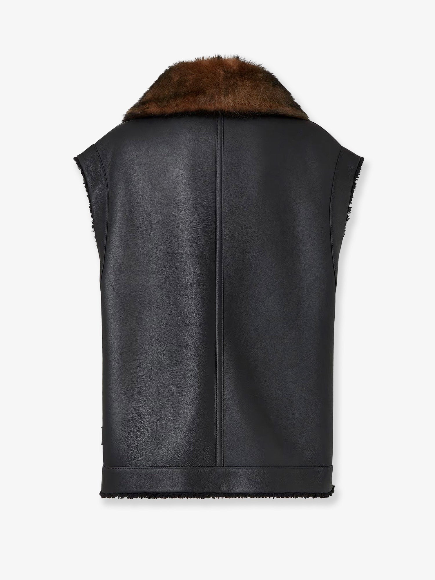 Fendi Sleeveless sheepskin jacket