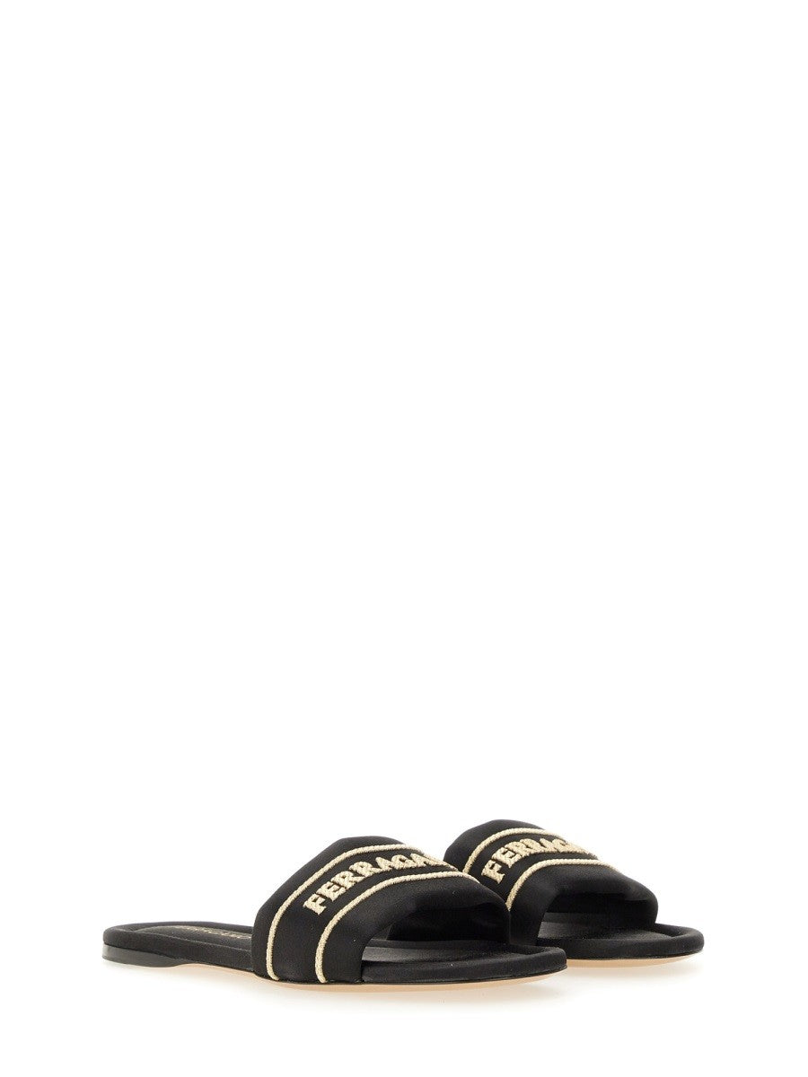 Ferragamo SLIDE SANDAL WITH LOGO