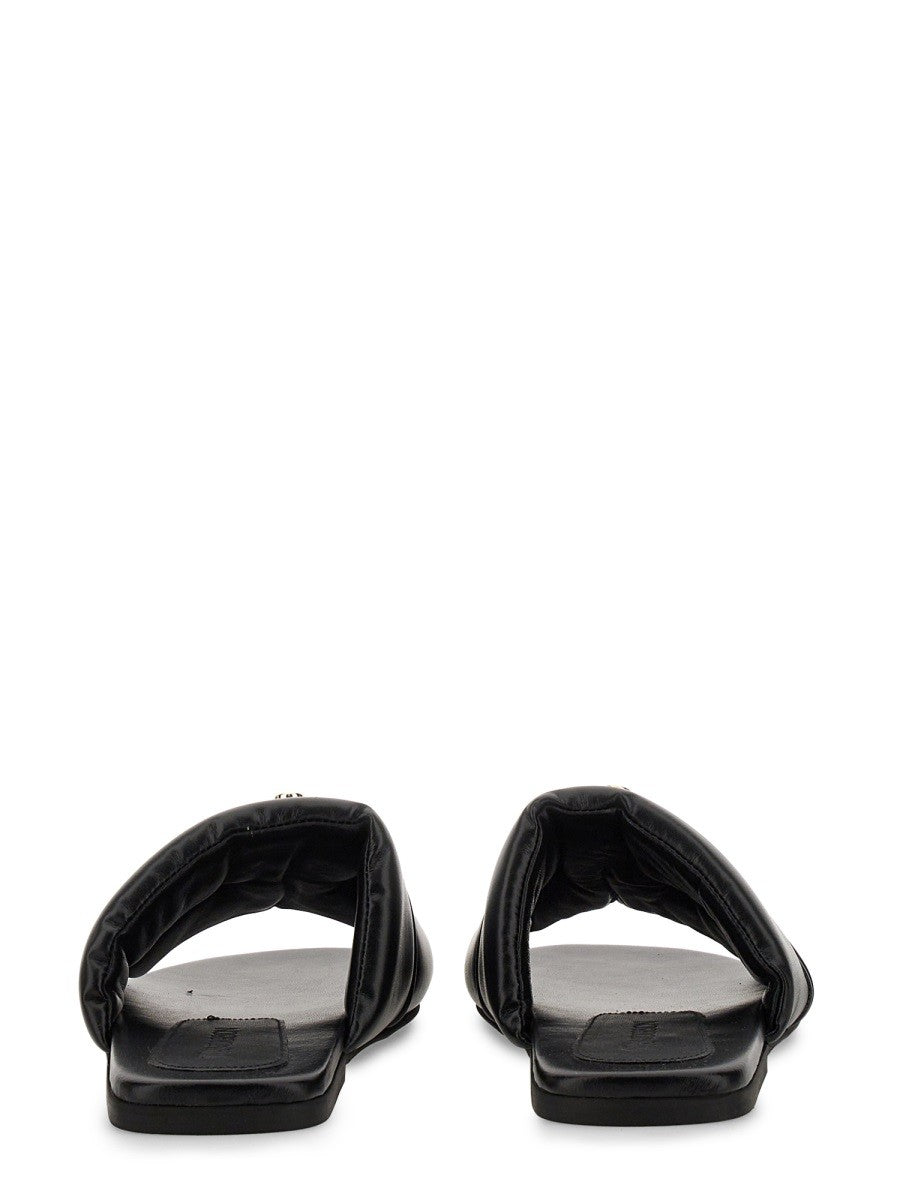 jw anderson SLIDE SANDAL WITH LOGO