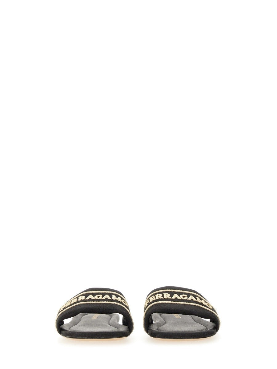 Ferragamo SLIDE SANDAL WITH LOGO