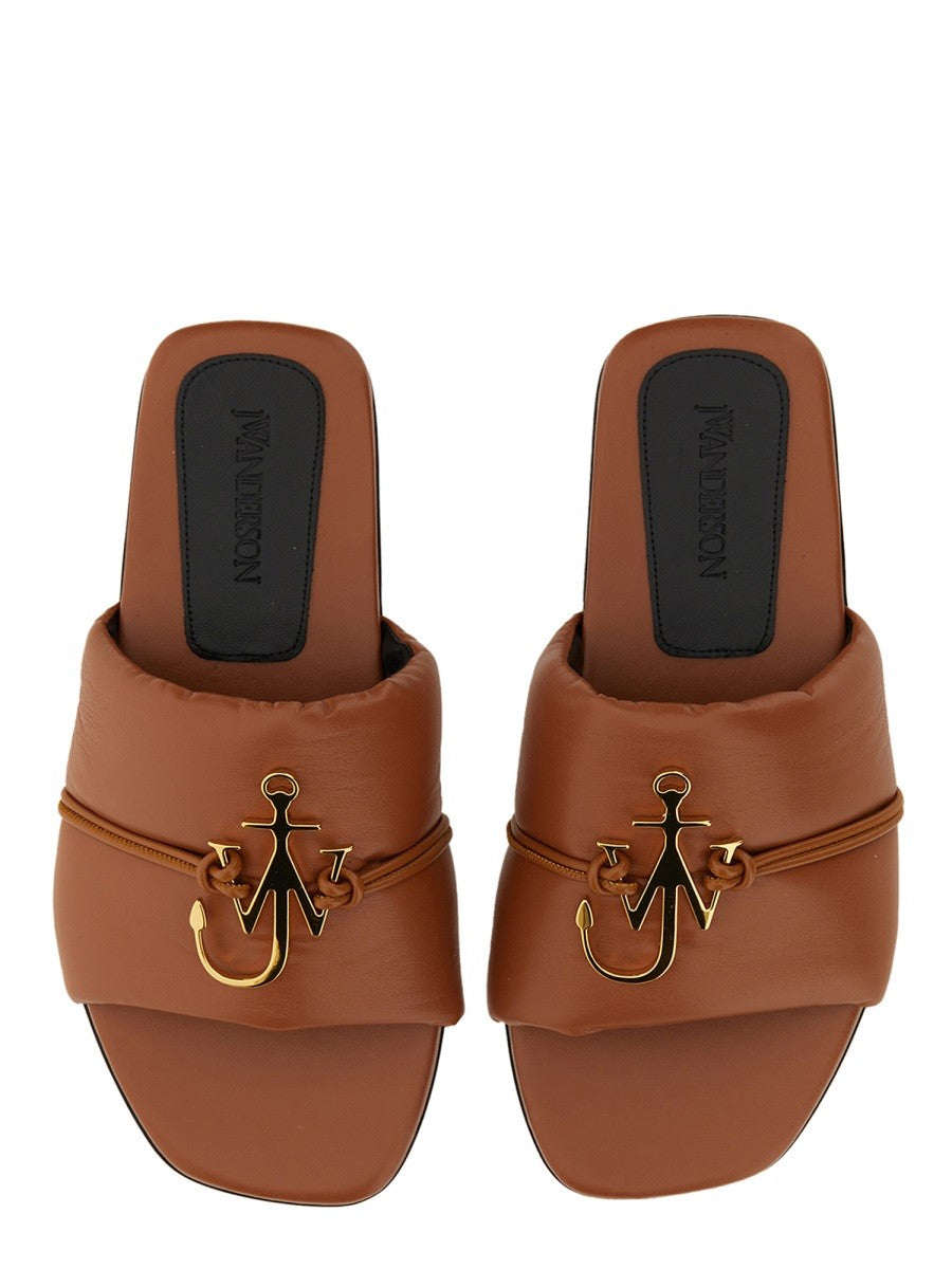 jw anderson SLIDE SANDAL WITH LOGO