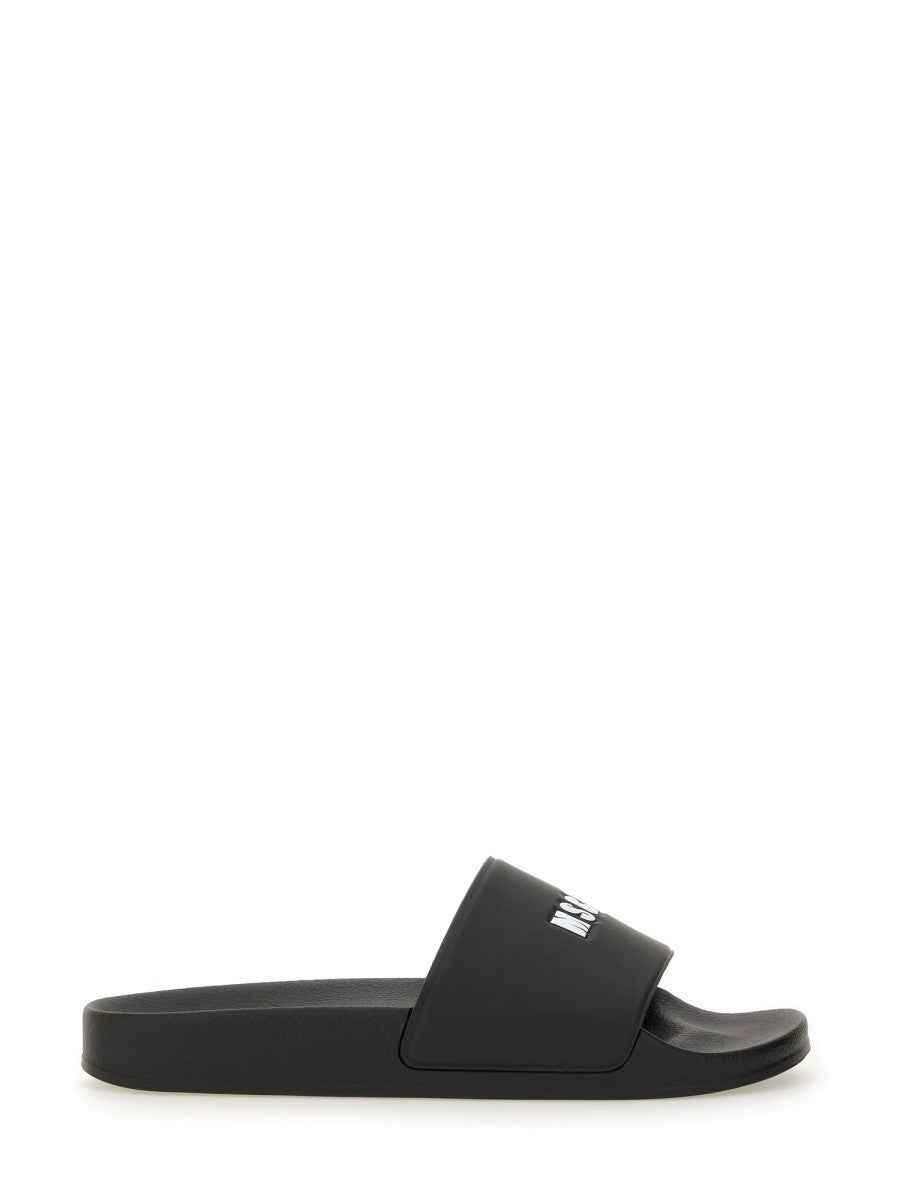 msgm SLIDE SANDAL WITH LOGO