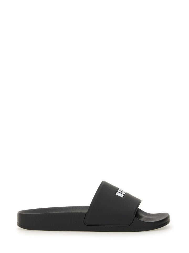 msgm SLIDE SANDAL WITH LOGO