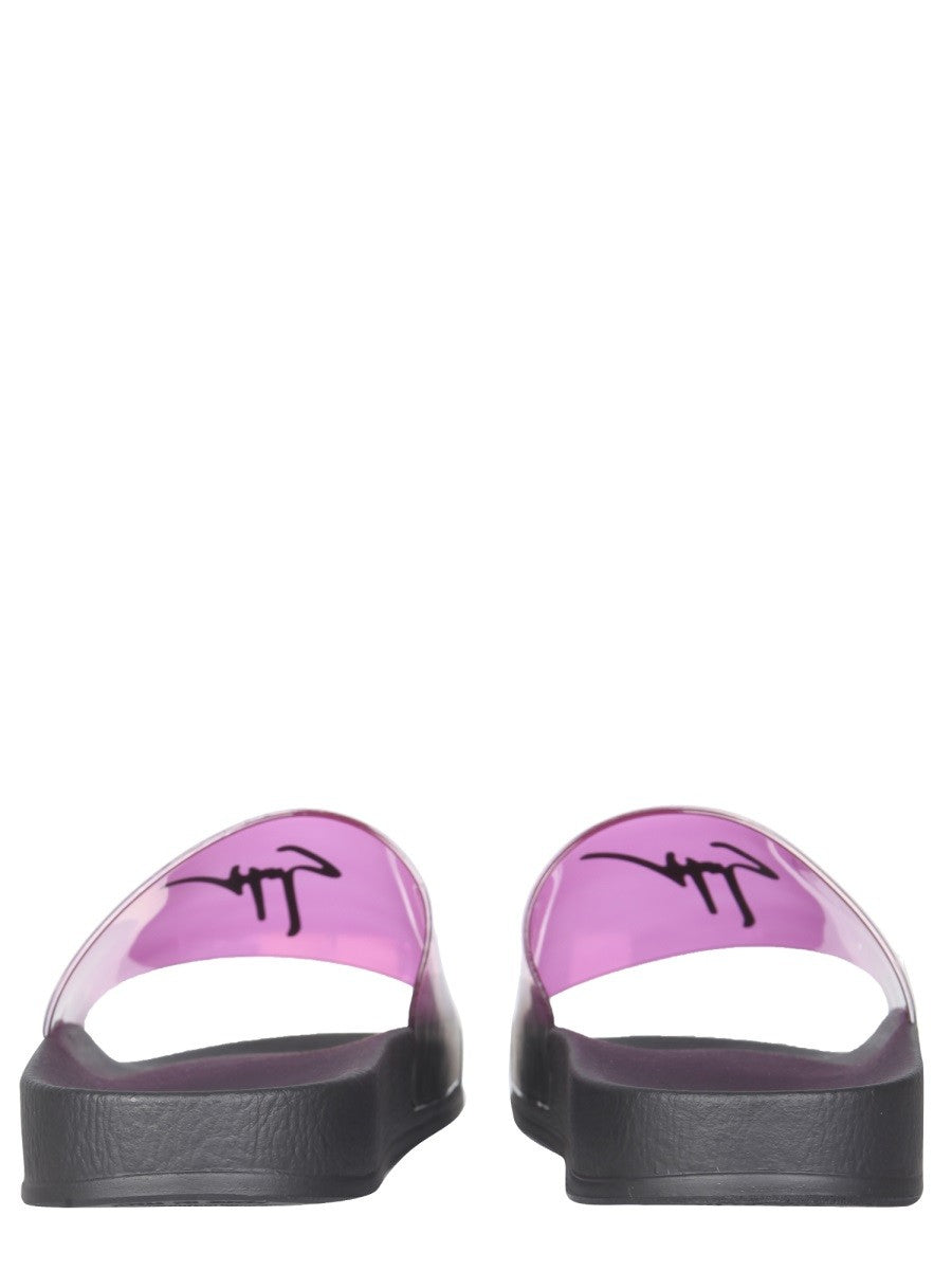 Giuseppe Zanotti SLIDE SANDALS WITH LOGO