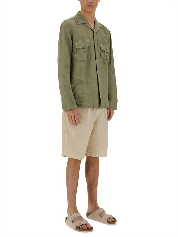 120% LINO SLIM FIT SHIRT