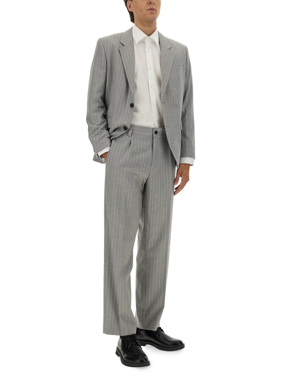 Hugo SLIM FIT SUIT WITH STRIPED PATTERN