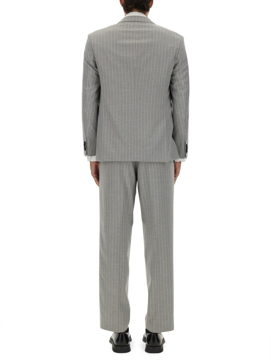 Hugo SLIM FIT SUIT WITH STRIPED PATTERN