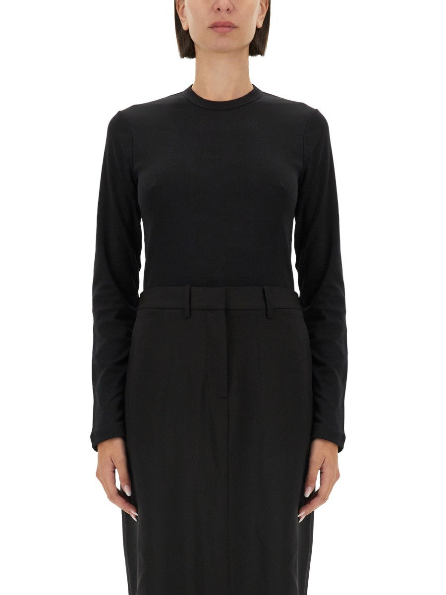 Helmut Lang SLIM FIT T-SHIRT WITH LOGO