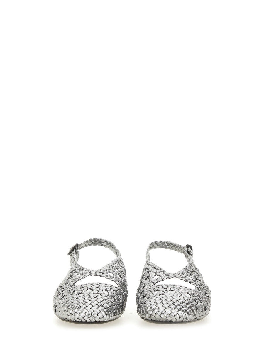 HEREU SLINGBACK SANDAL "EMPURIA METALLIC"