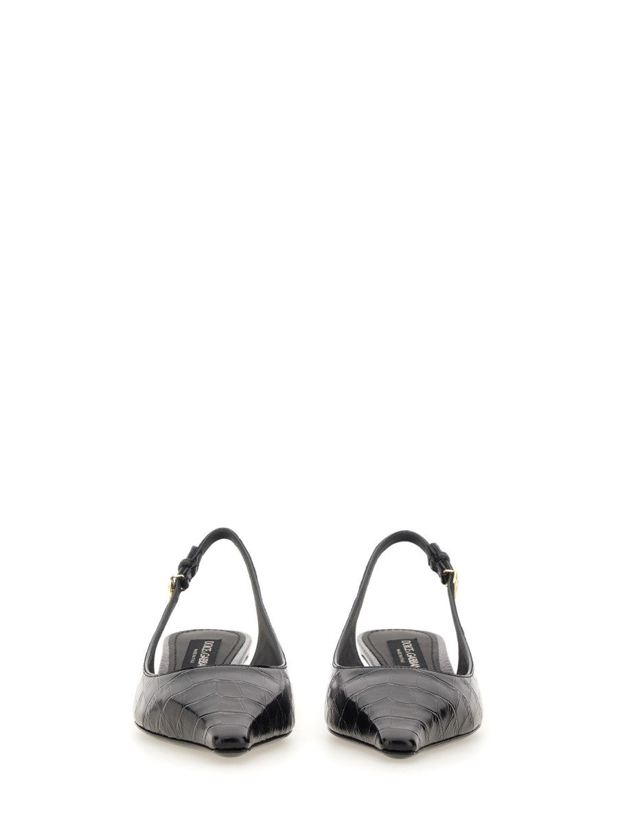 Dolce & Gabbana SLINGBACK WITH LOGO