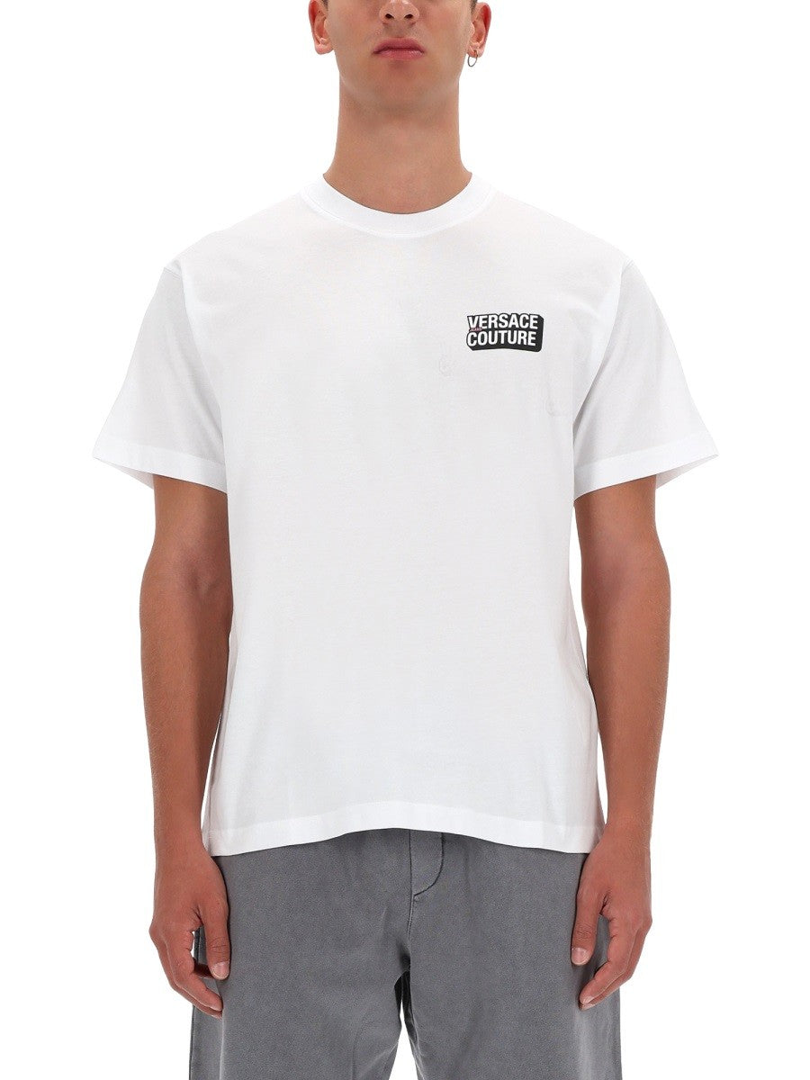 Versace Jeans Couture SMALL SQUARE LOGO T-SHIRT