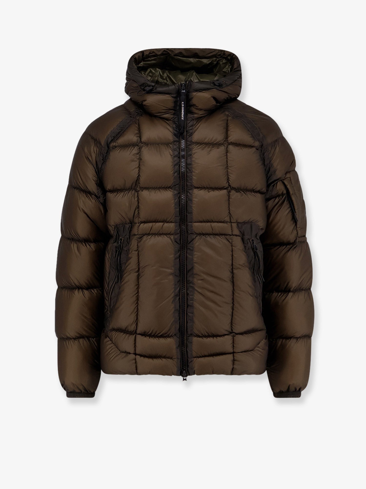 C.P.COMPANY Soft shell nylon down jacket