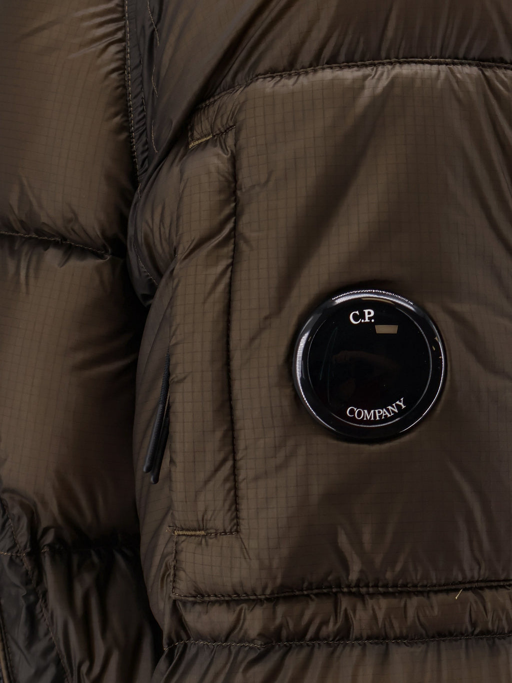 C.P.COMPANY Soft shell nylon down jacket