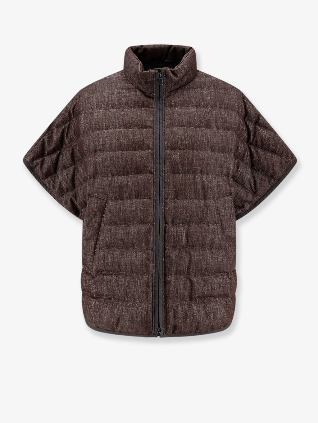 Brunello Cucinelli Sparkling down jacket with Monili detail