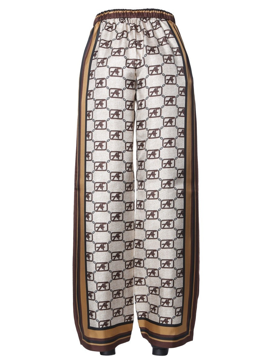 alberta ferretti STORY LOGO PANTS