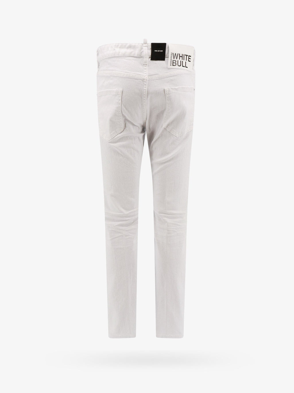 Dsquared2 Stretch cotton trouser with white bull tag