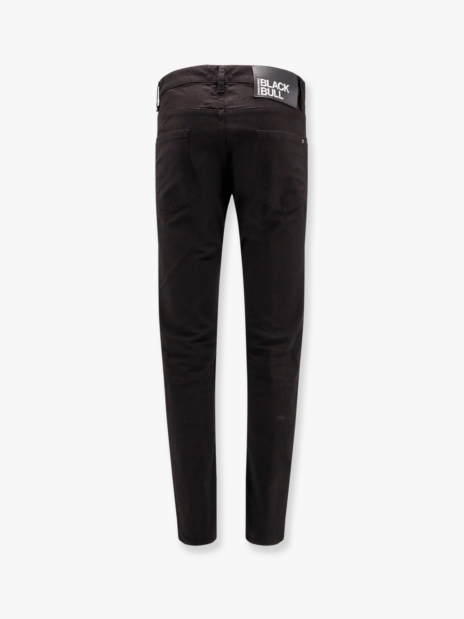 Dsquared2 Stretch cotton trouser with white bull tag