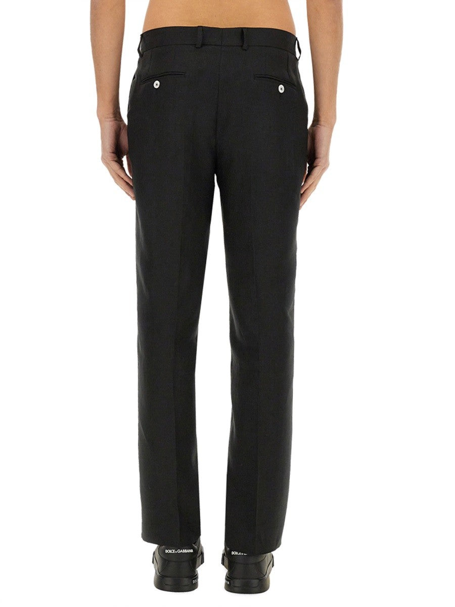 Dolce & Gabbana STRETCH LINEN TAILORED PANTS