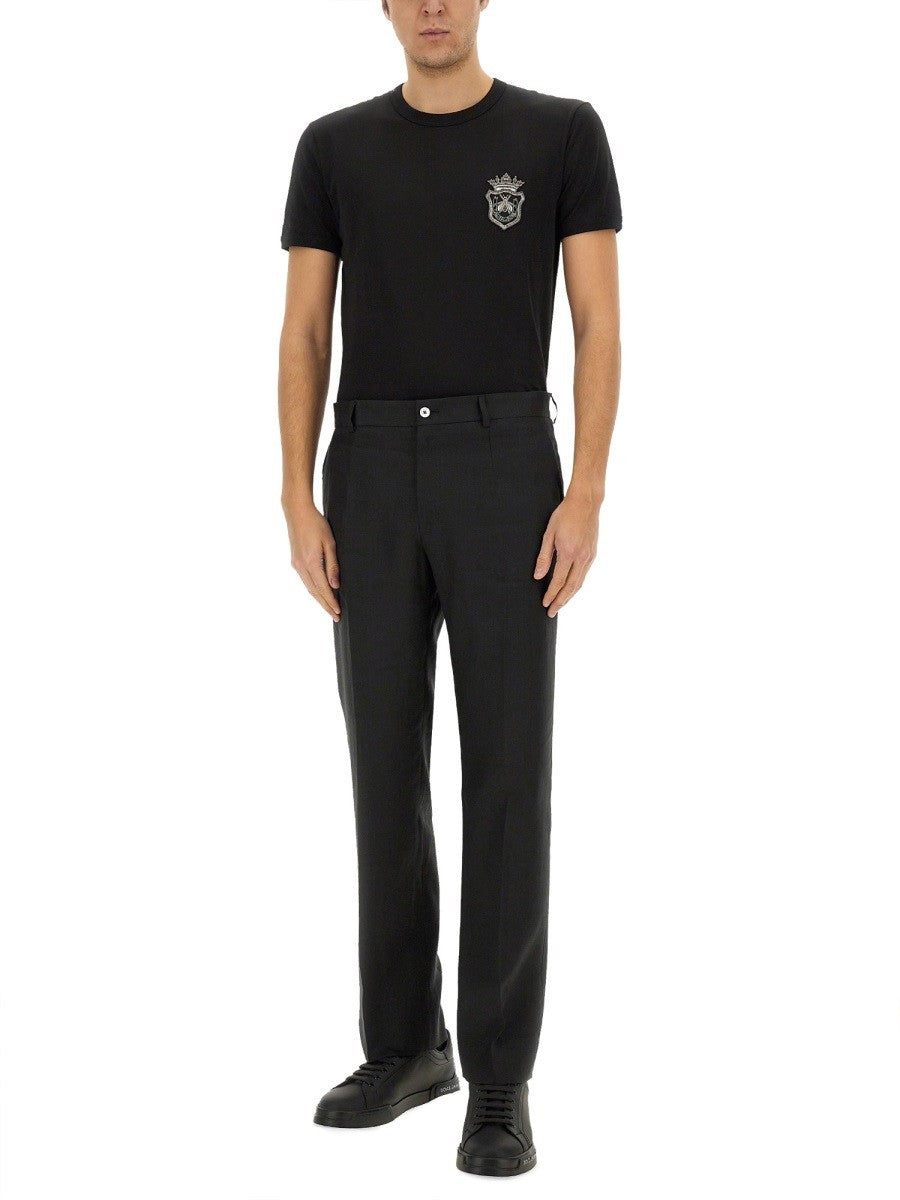 Dolce & Gabbana STRETCH LINEN TAILORED PANTS