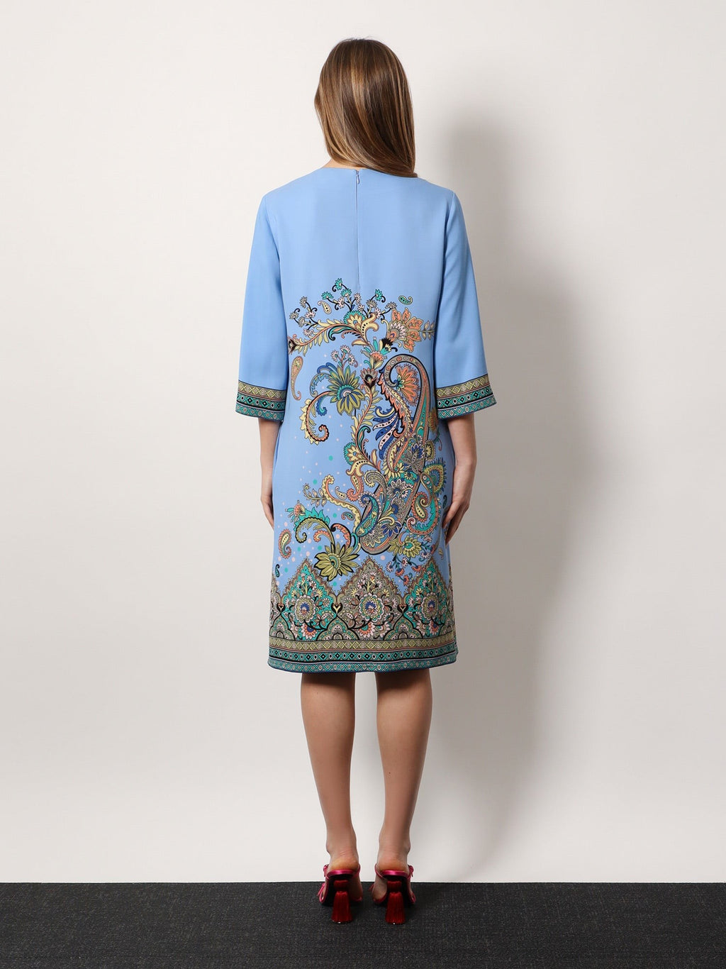Etro Stretch viscose dress with iconic print