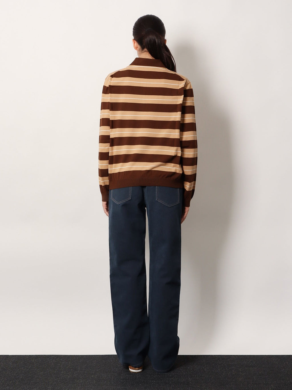 Miu Miu Striped cotton polo shirt