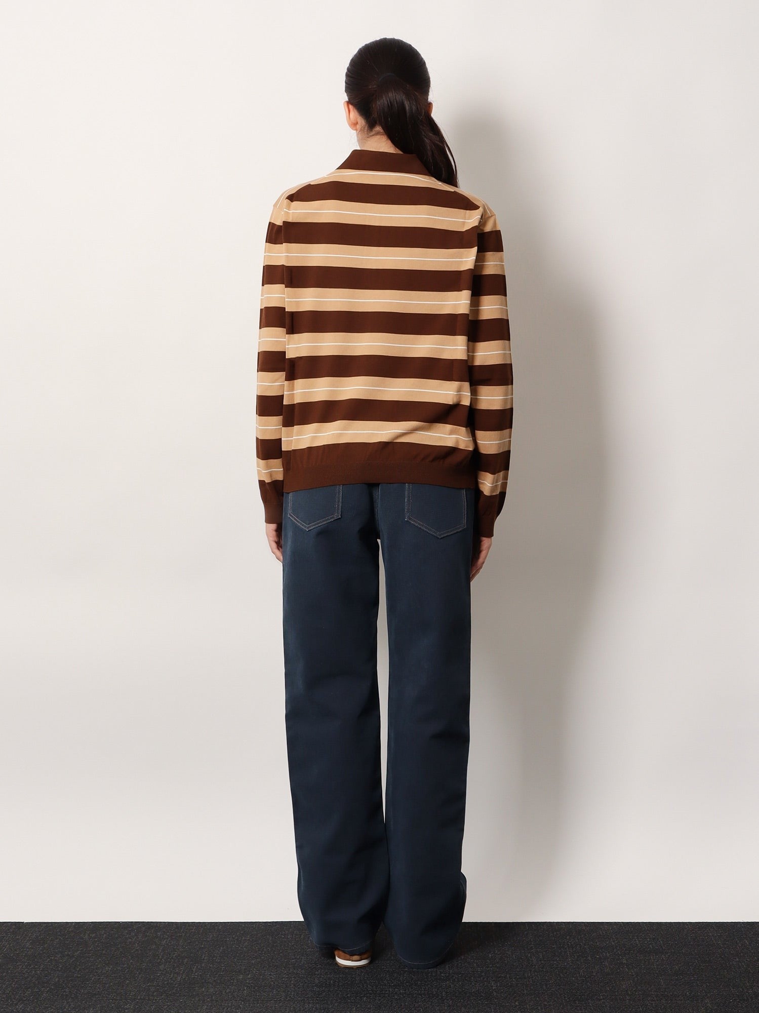 Miu Miu Striped cotton polo shirt