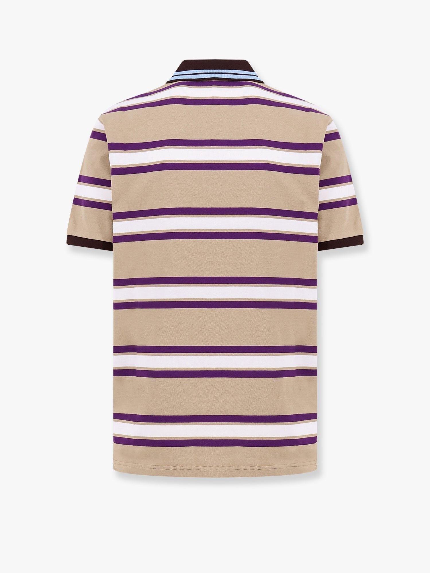Gucci Striped cotton polo shirt
