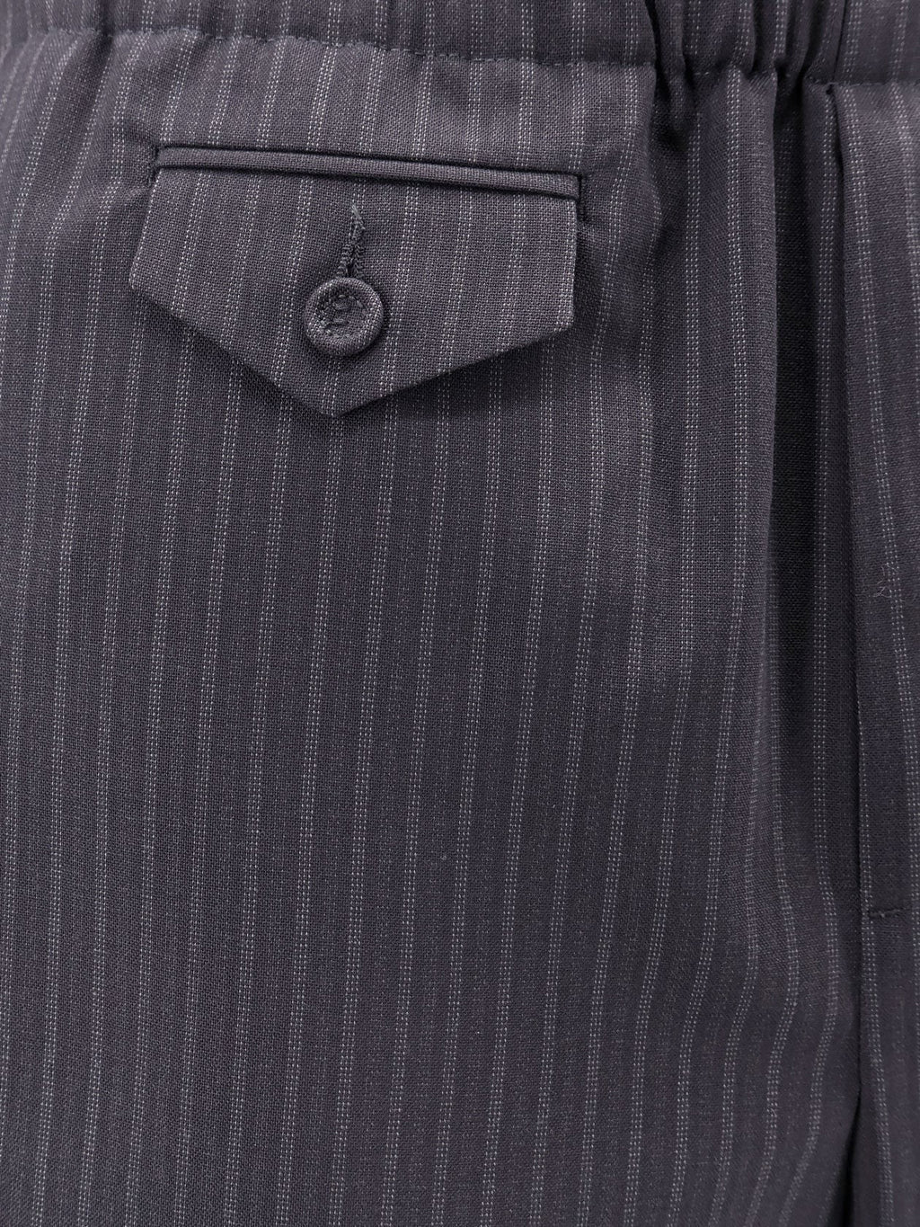 Dior Striped wool bemuda shorts