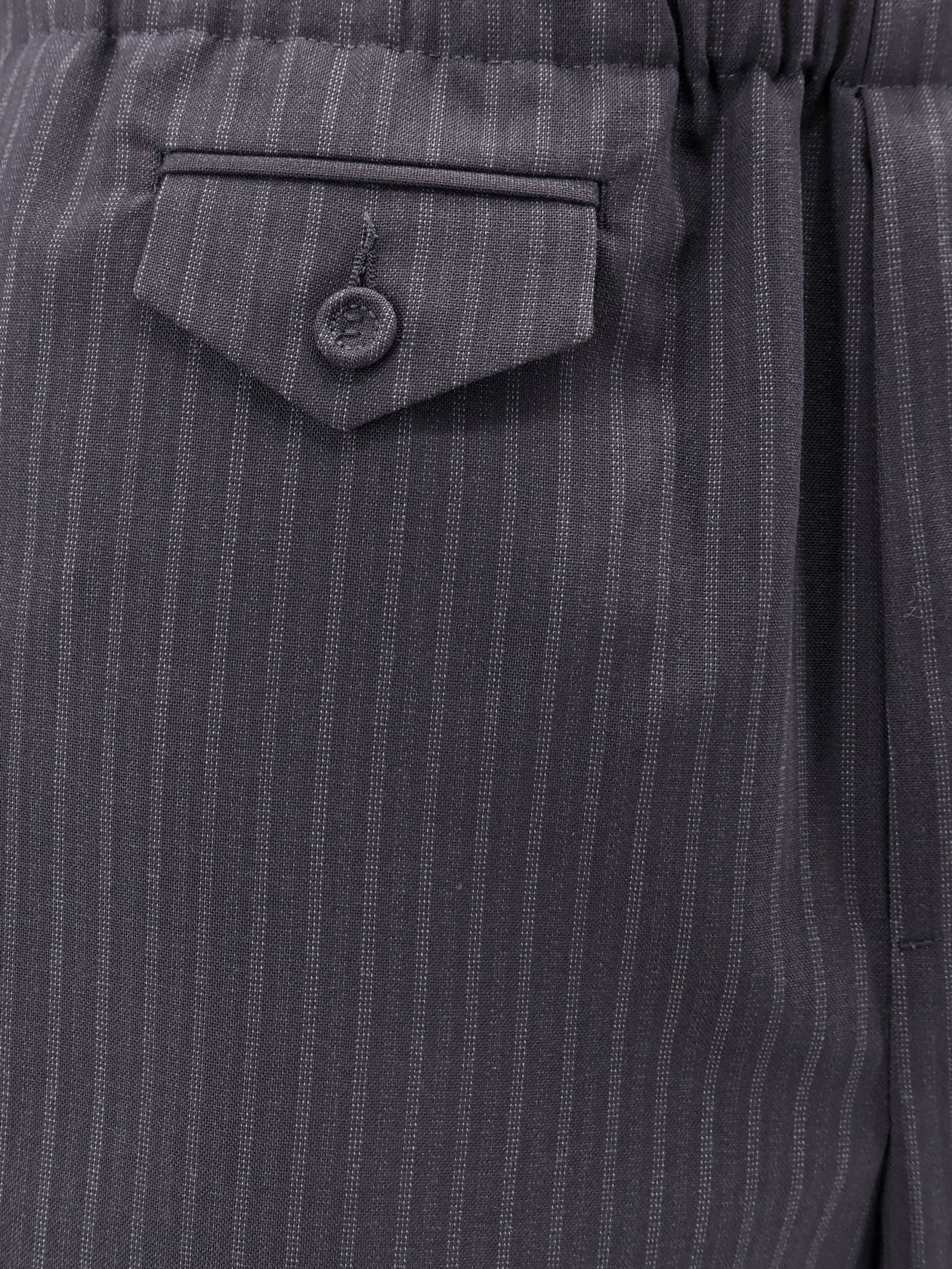 Dior Striped wool bemuda shorts