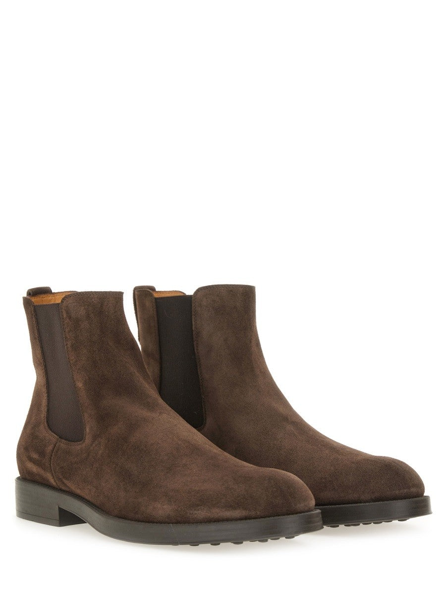 TOD'S SUEDE ANKLE BOOT