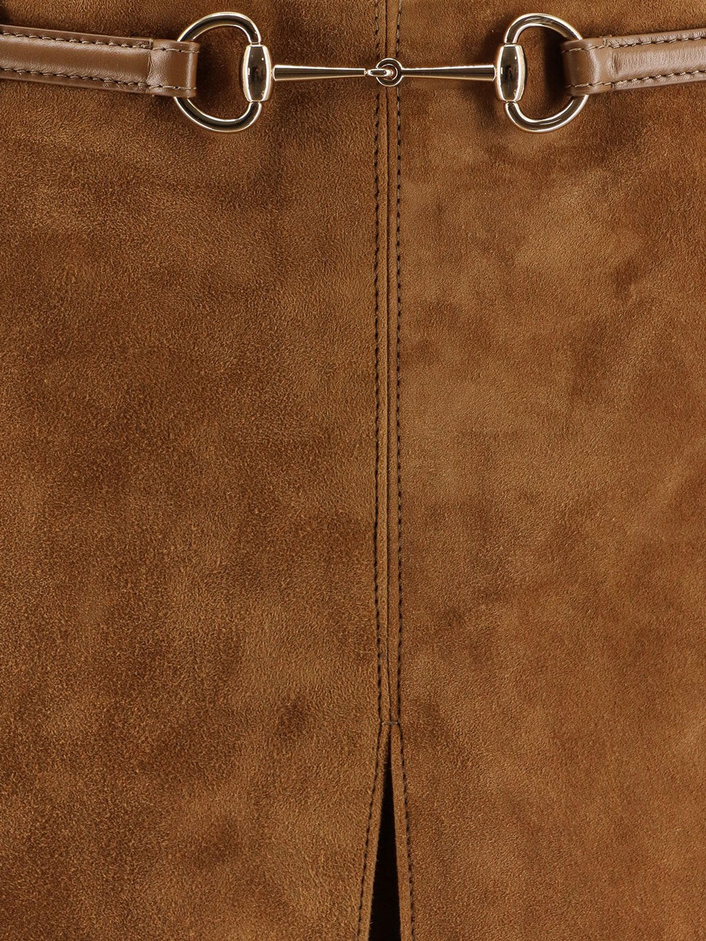 Gucci Suede skirt with Horsebit detail