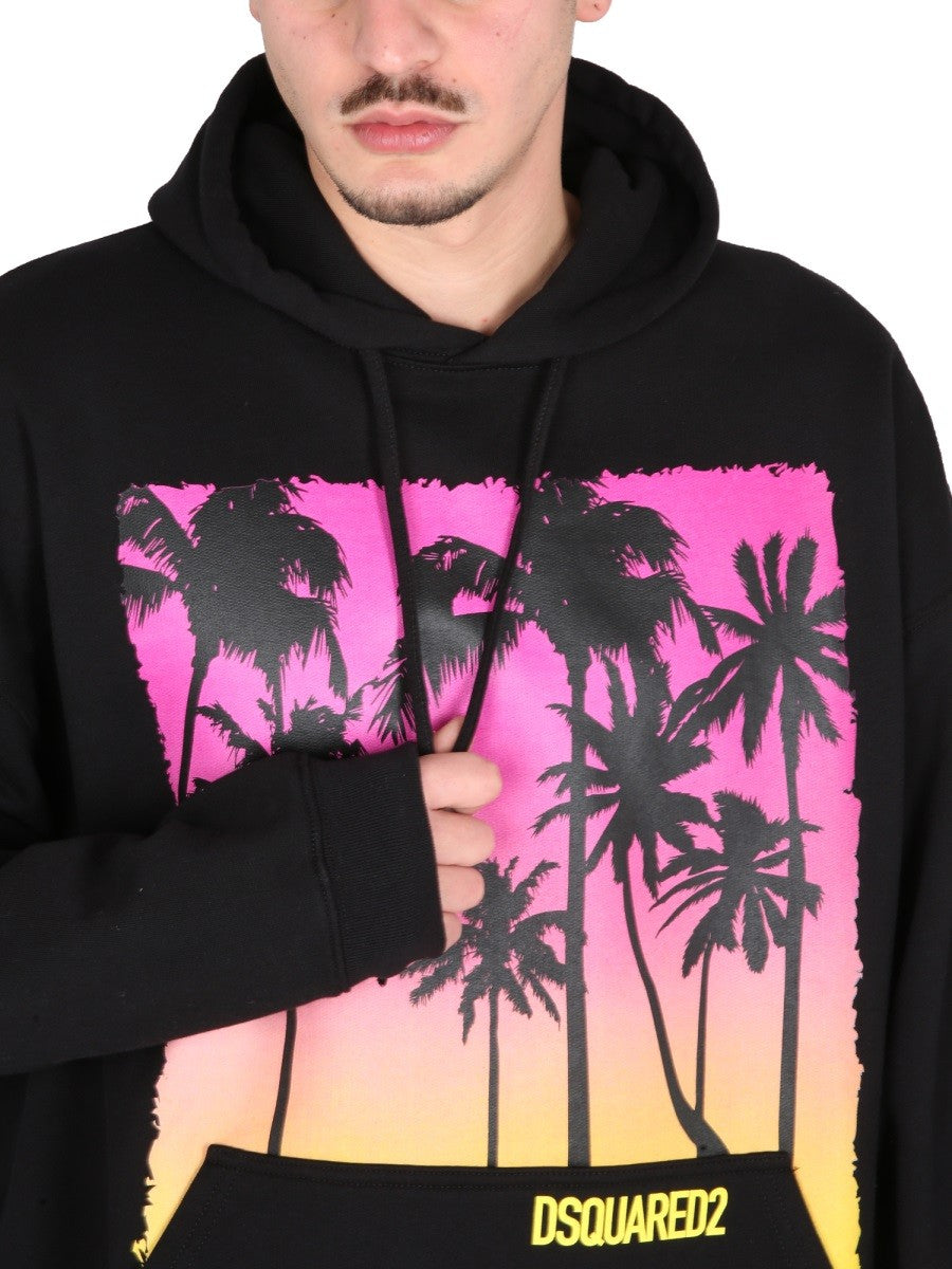 Dsquared SUNRISE PRINT SWEATSHIRT
