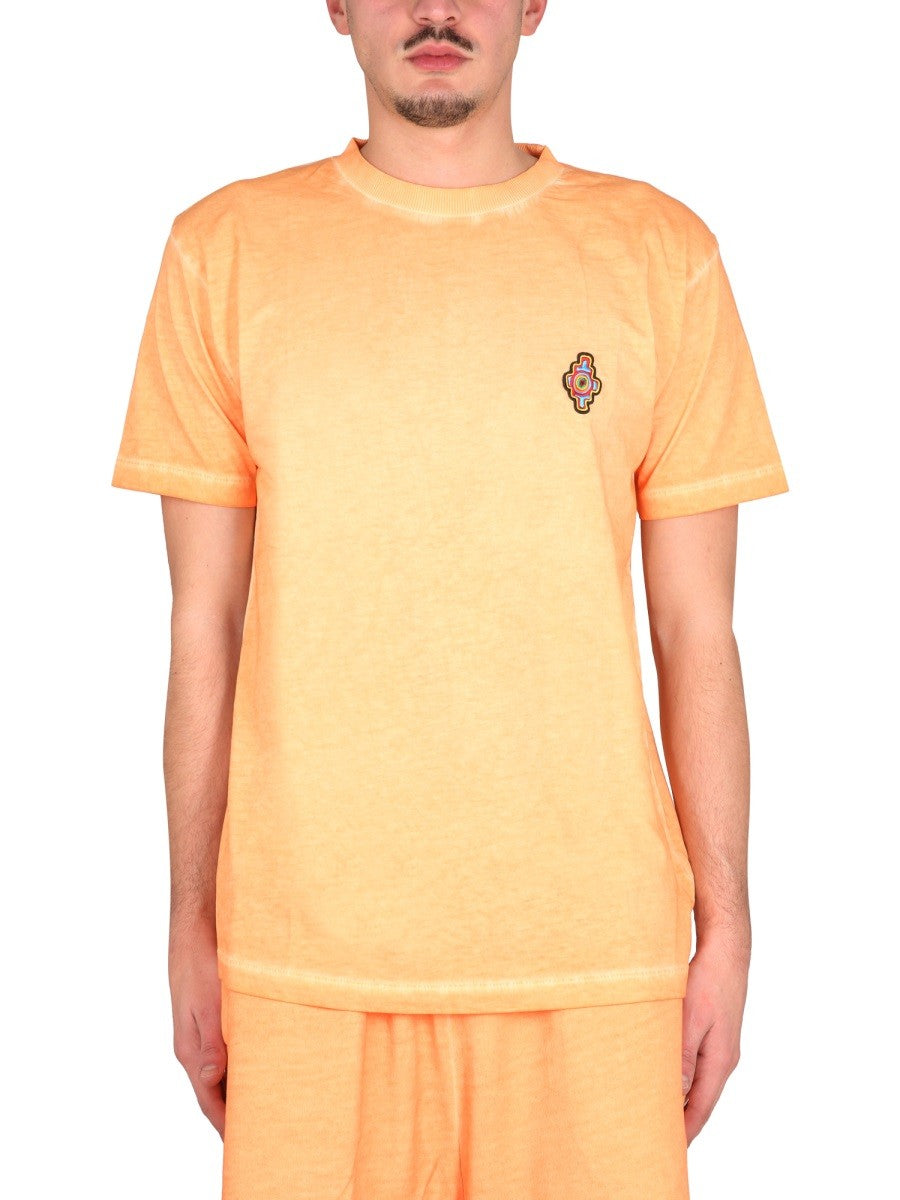 MARCELO BURLON COUNTY OF MILAN SUNSET CROSS REGULAR T-SHIRT