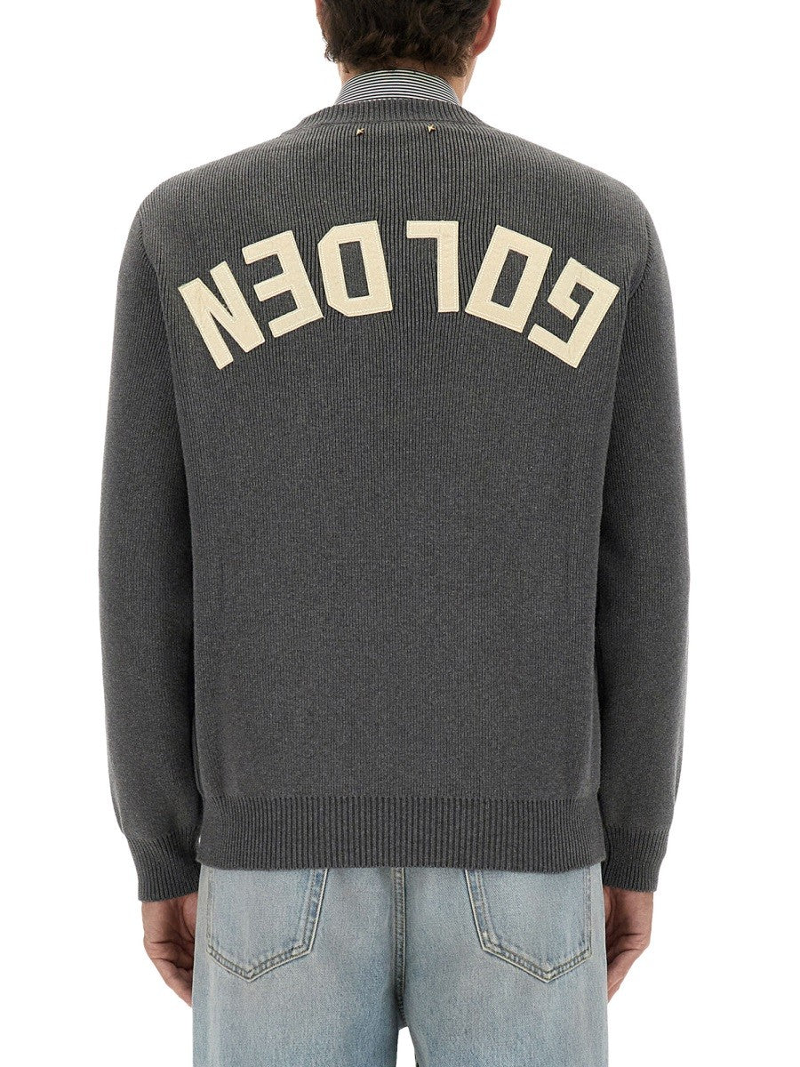 Golden Goose SWEATER WITH WRITING ON THE BACK
