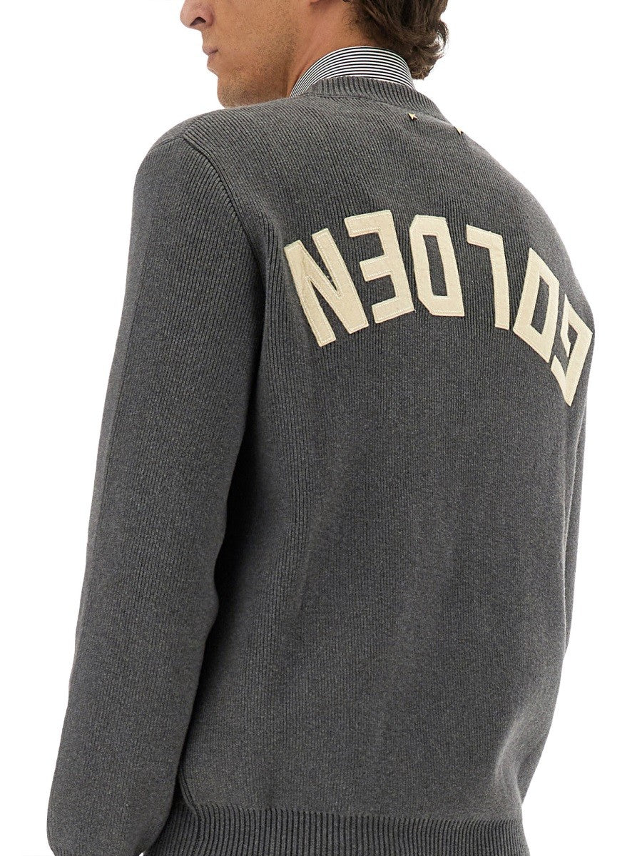 Golden Goose SWEATER WITH WRITING ON THE BACK