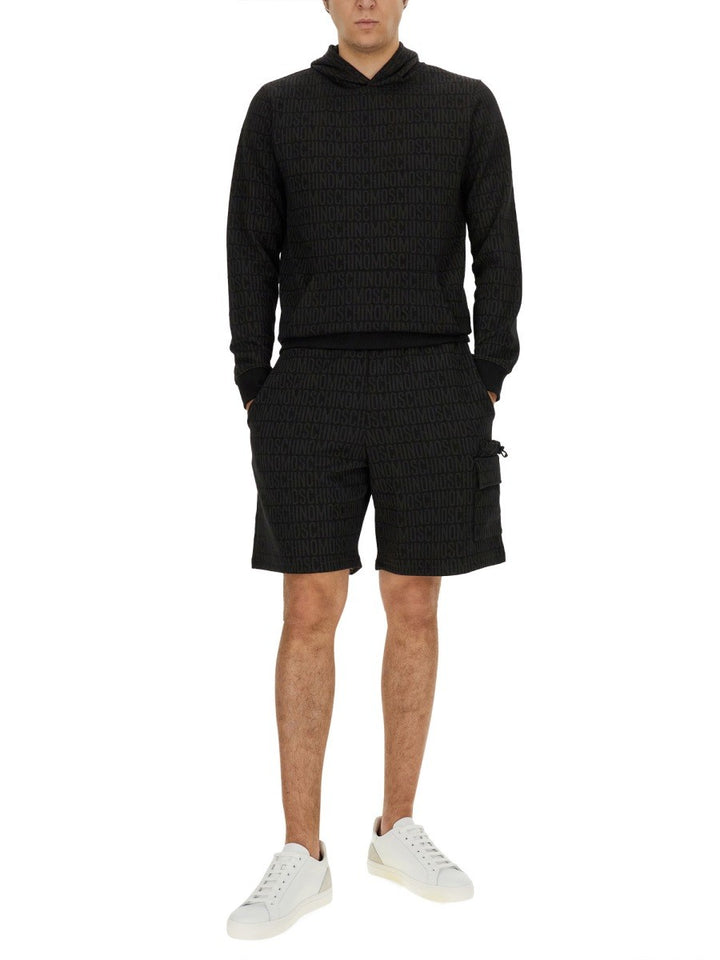 Moschino SWEATSHIRT WITH ALL OVER LOGO