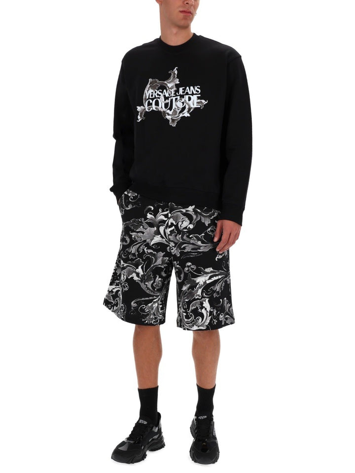 Versace Jeans Couture SWEATSHIRT WITH BAROQUE PRINT