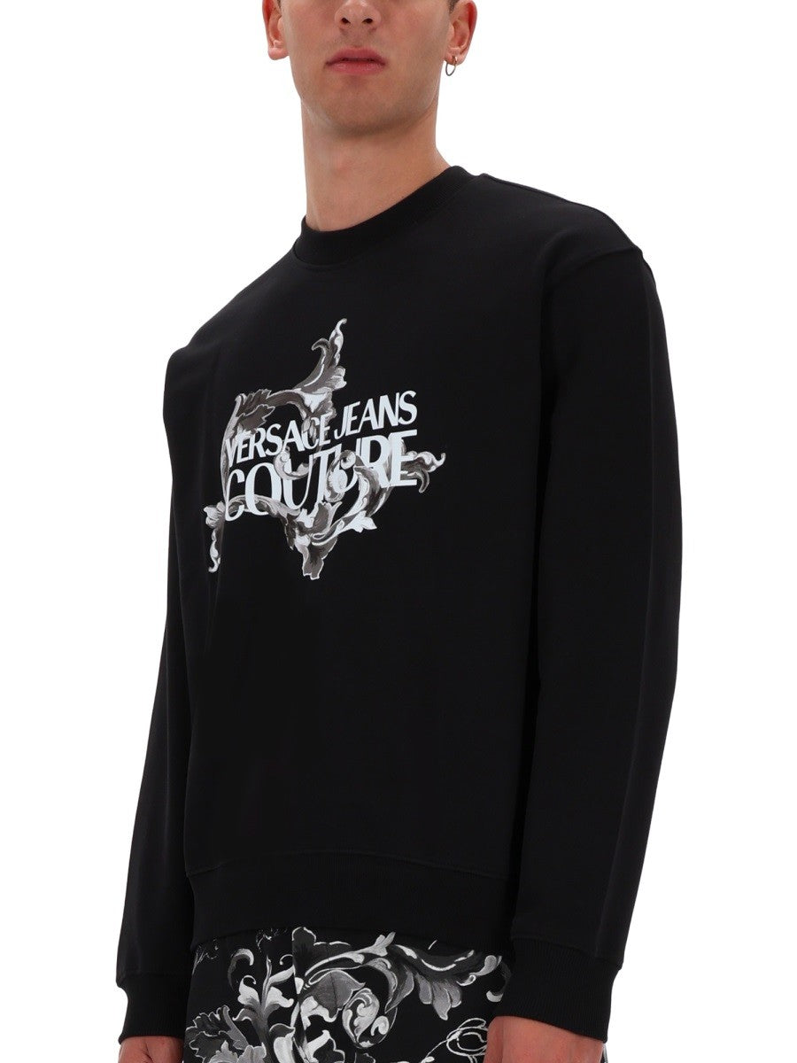 Versace Jeans Couture SWEATSHIRT WITH BAROQUE PRINT