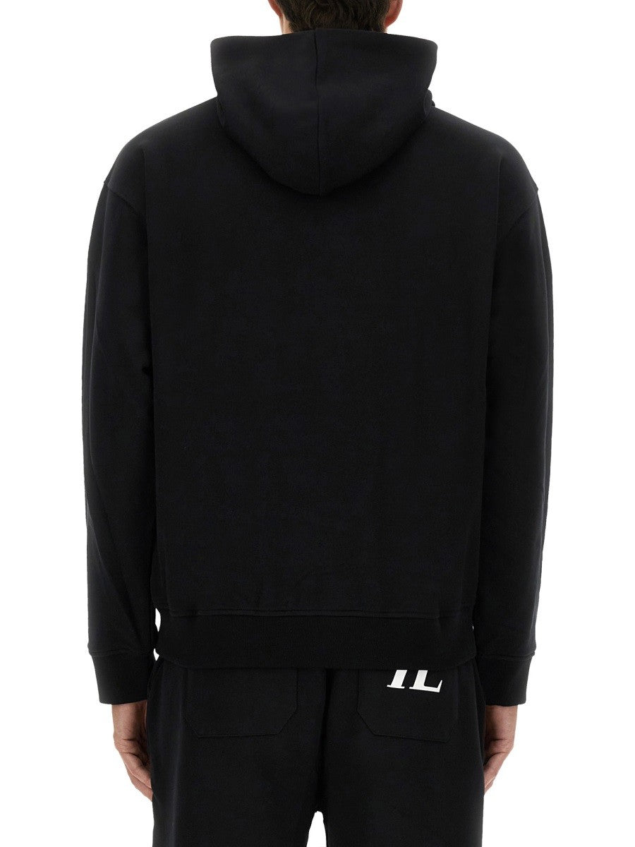 Helmut Lang SWEATSHIRT WITH EMBOSSED LOGO