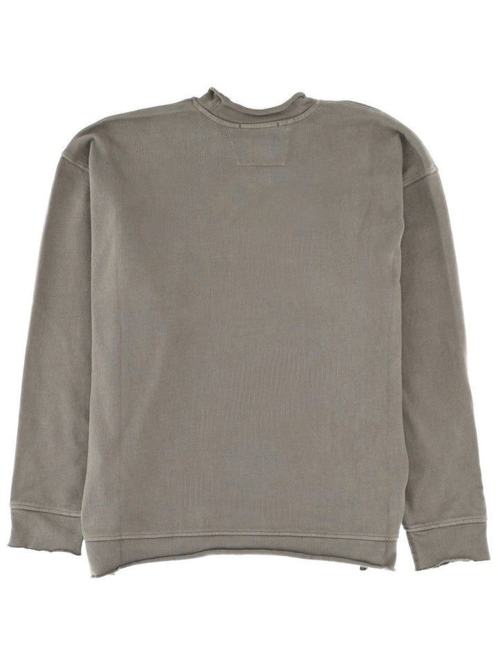 C.P. COMPANY SWEATSHIRT WITH EMBOSSED LOGO