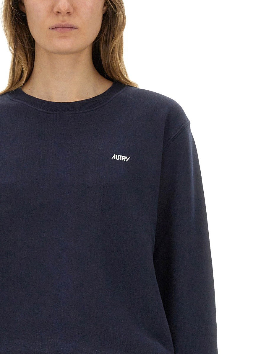 Autry SWEATSHIRT WITH EMBROIDERED LOGO
