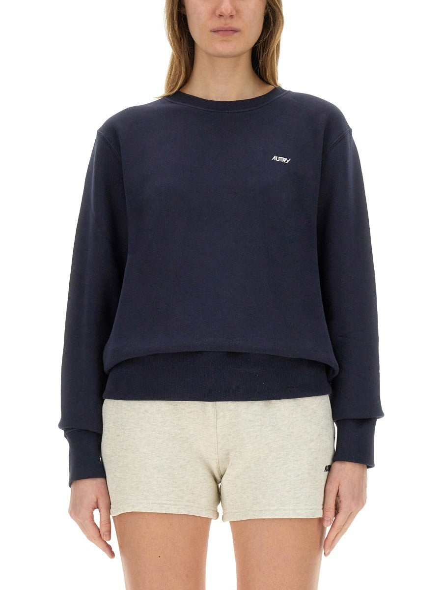 Autry SWEATSHIRT WITH EMBROIDERED LOGO