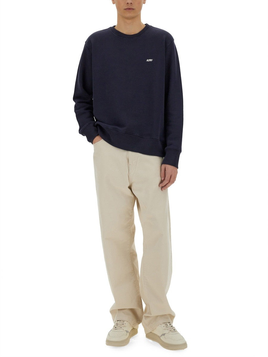 Autry SWEATSHIRT WITH EMBROIDERED LOGO