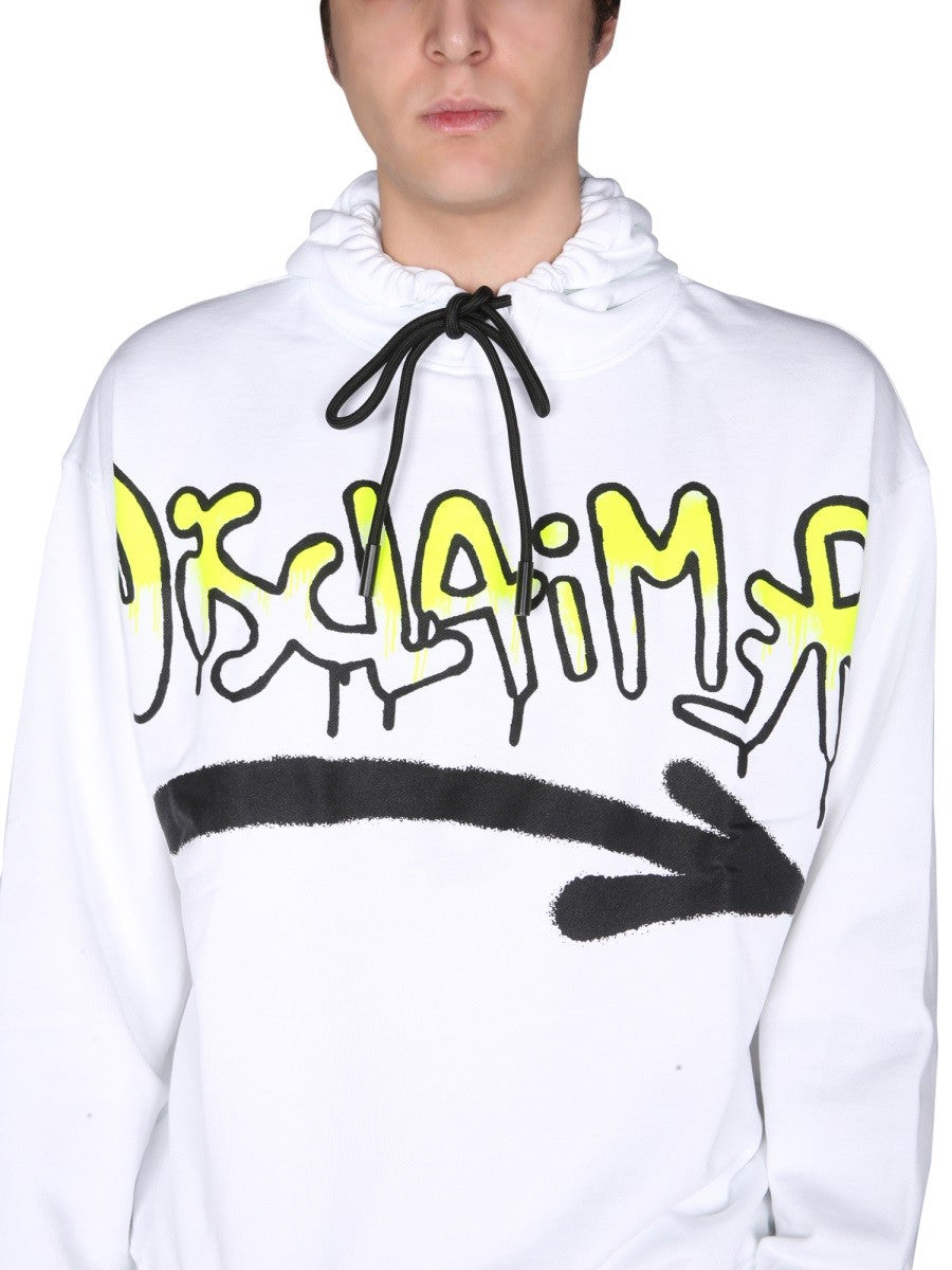 Disclaimer SWEATSHIRT WITH LOGO PRINT
