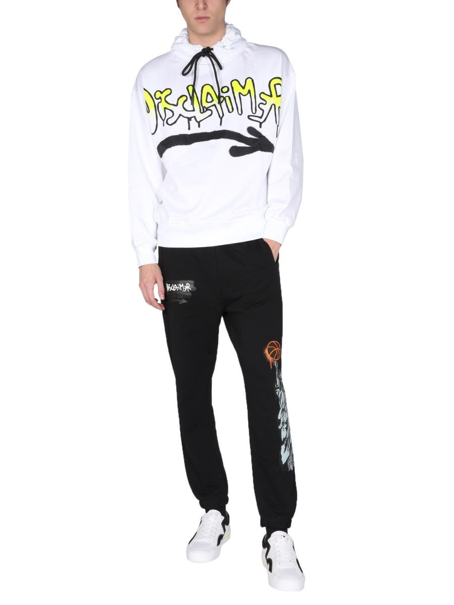 Disclaimer SWEATSHIRT WITH LOGO PRINT