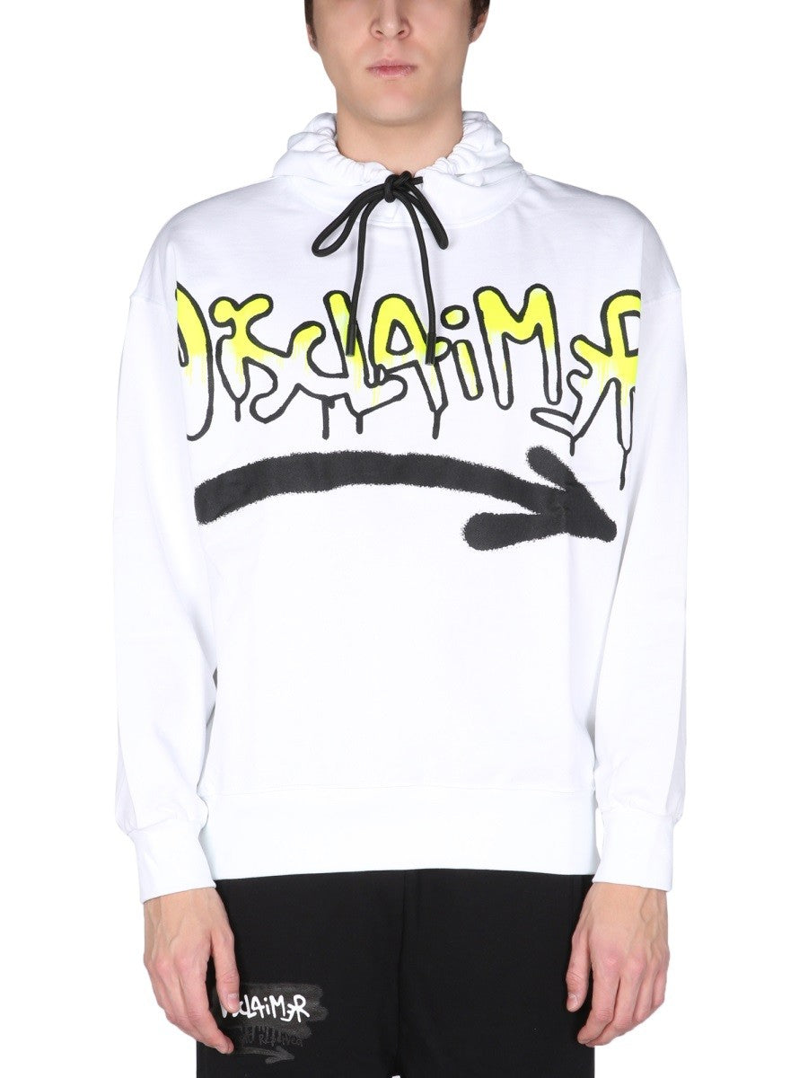 Disclaimer SWEATSHIRT WITH LOGO PRINT