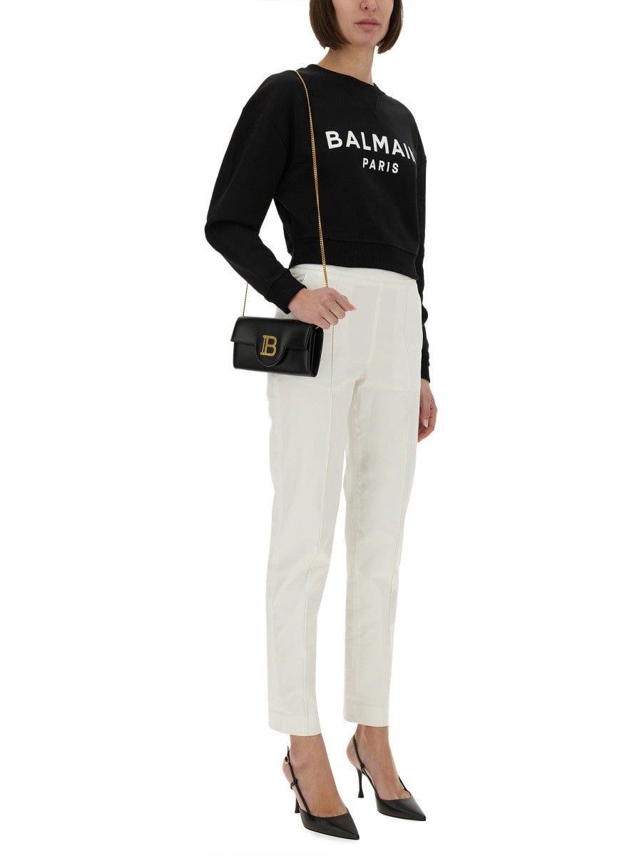 Balmain SWEATSHIRT WITH LOGO PRINT