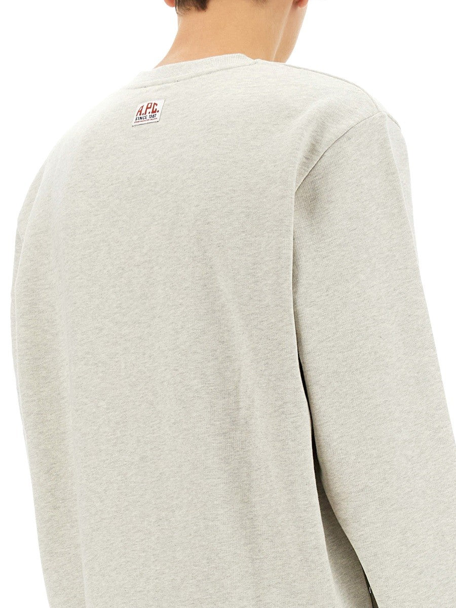 A.P.C. SWEATSHIRT WITH LOGO