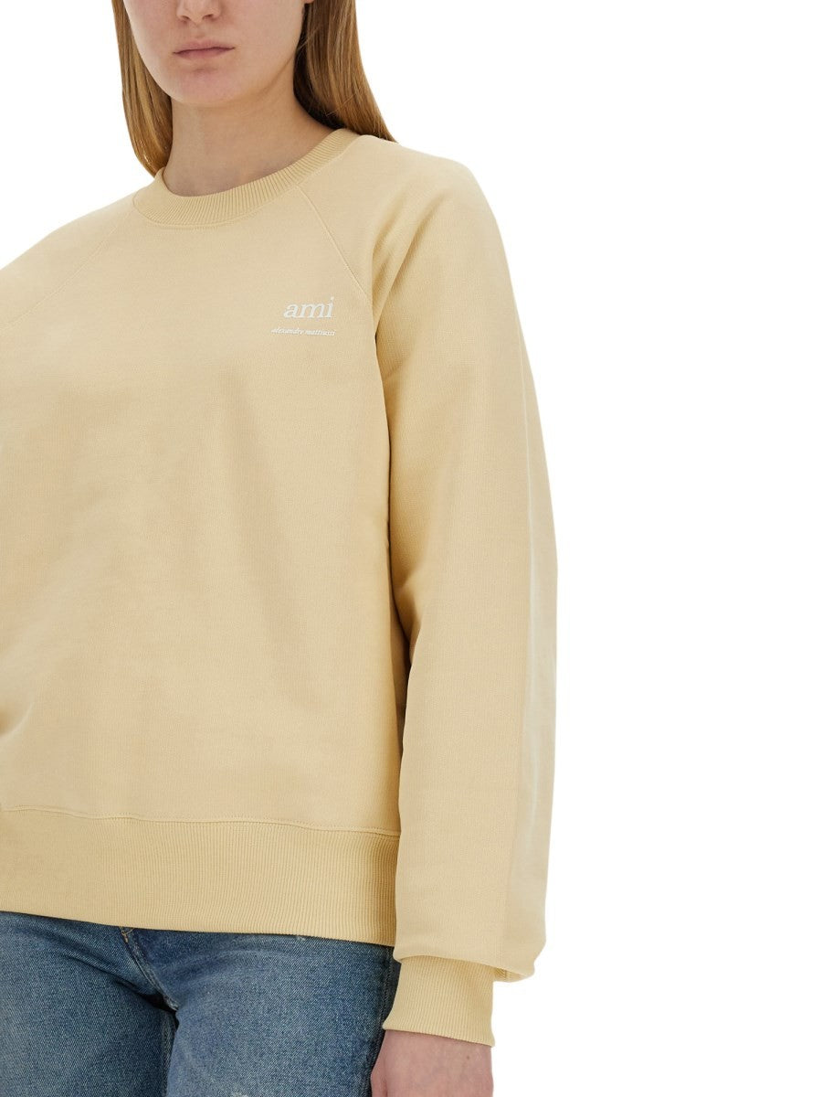 AMI PARIS SWEATSHIRT WITH LOGO